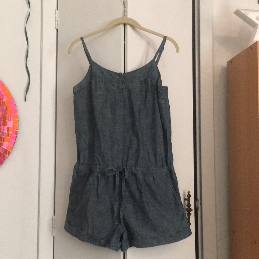 GAP Denim Chambray Romper Size Small